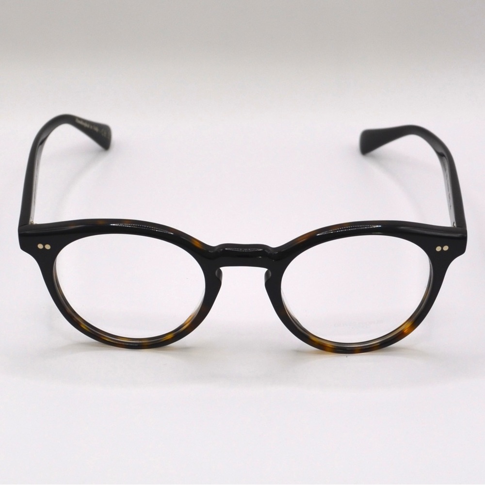 Oliver Peoples OV5459U Romare Eyeglasses 48-22-145 Black Gradient Havana - Picture 4 of 15